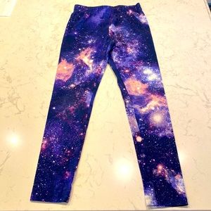 Lands End Galaxy leggings M 10/12